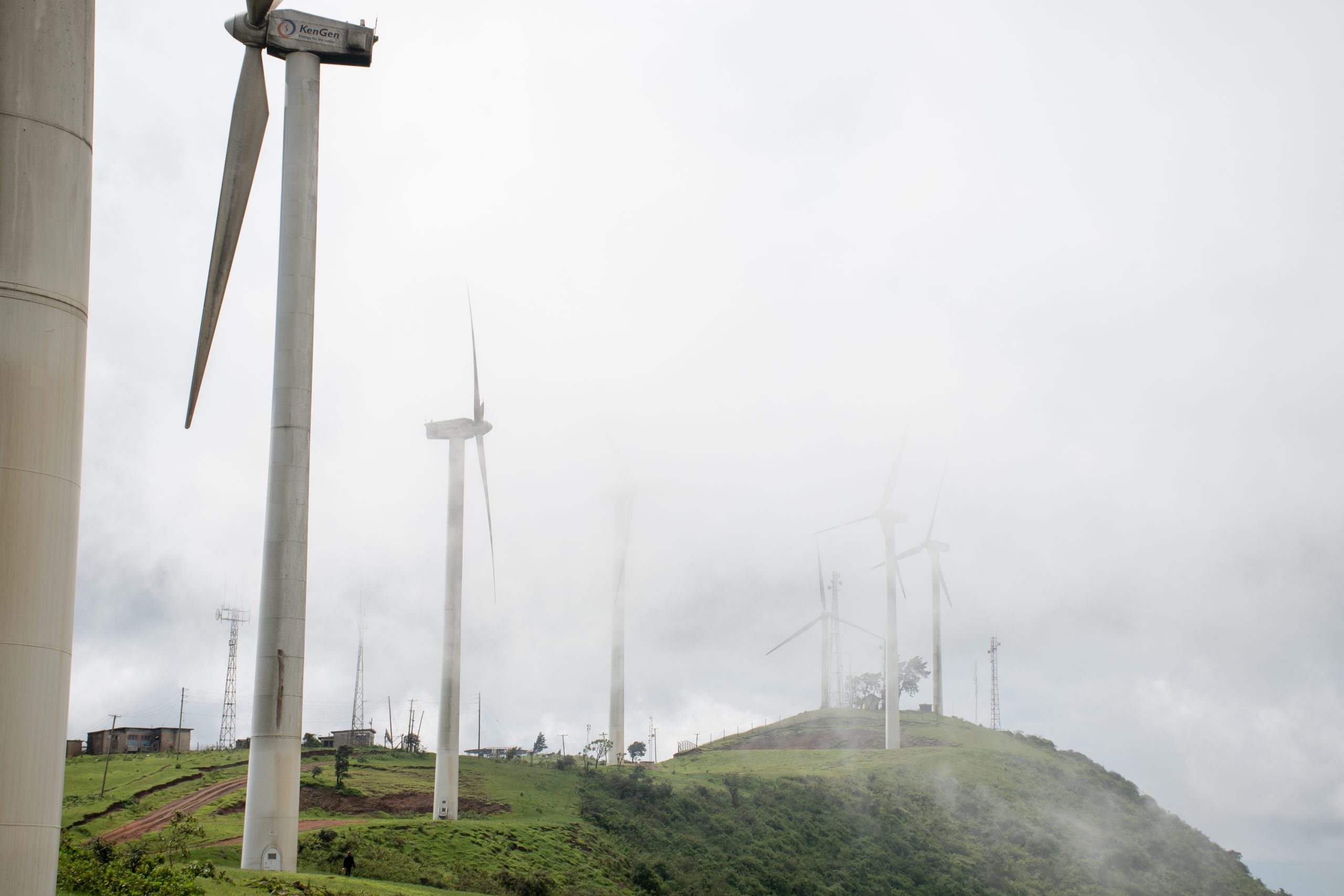 Kengen Ngong Hills Wind park, Kajiado county. - Copyright GIZ, Joy Mutani