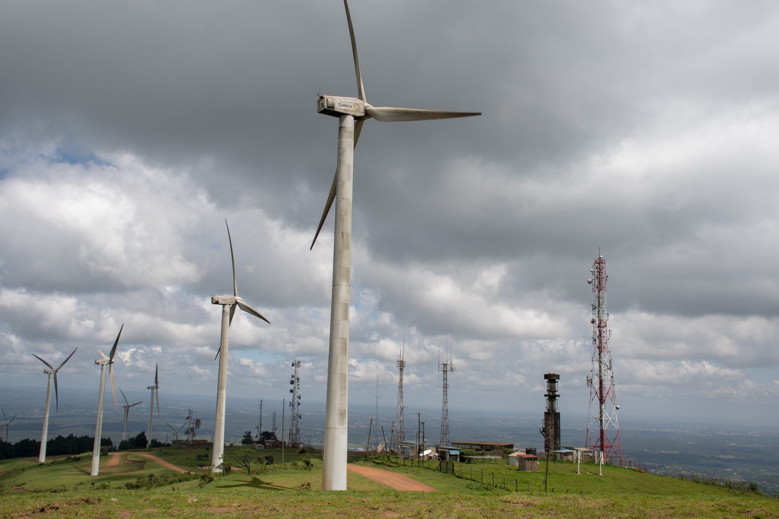 Ngong Hills Wind Park - Copyright GIZ, Joy Mutani